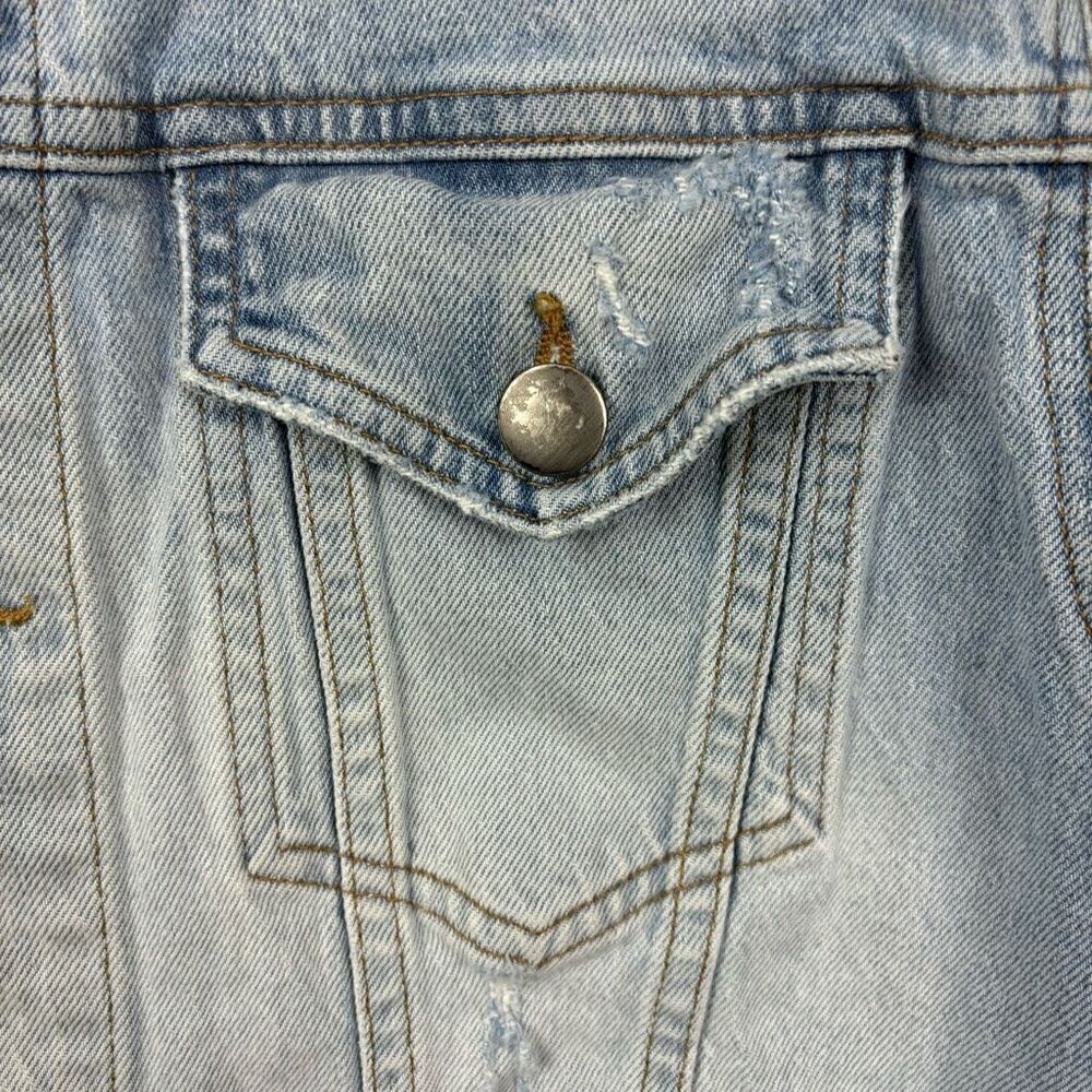 Frame Denim Light Blue Denim Vest - Picture 3 of 7